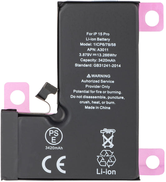 Bateria Apple iPhone 15 Pro, Diagnóstico de Alta Capacidade