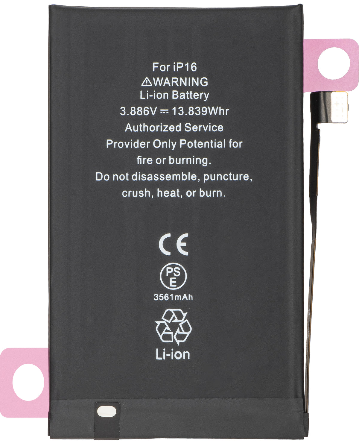 Bateria Apple iPhone 16, Diagnóstico