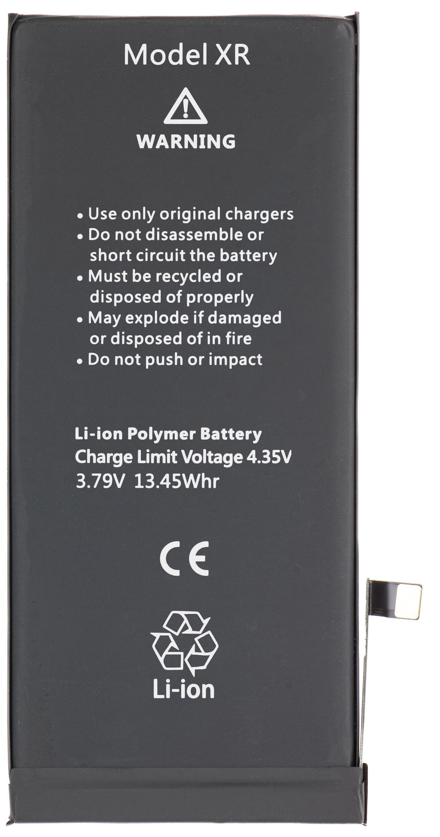 Bateria Apple iPhone XR, alta capacidade