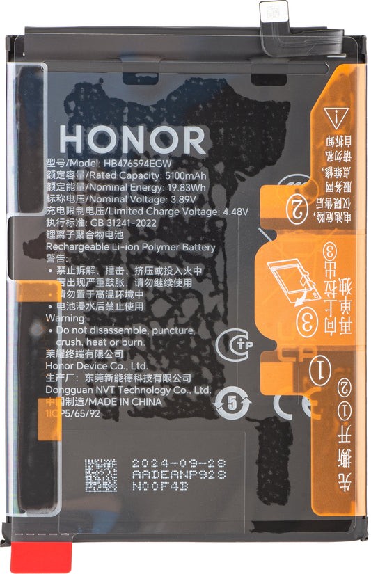 Acumulador Honor X7c / Play9T / 200 Smart / X6b / X6a, HB476594EGW, Service Pack 2402AADE