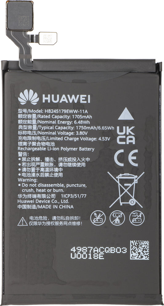 Acumulador Huawei Mate X7, HB2856B3EWW-11A + HB245179EWW-11A, Service Pack 02357JJU
