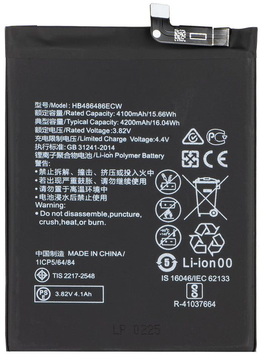 Bateria para Huawei P30 Pro / Mate 20 Pro, HB486486ECW