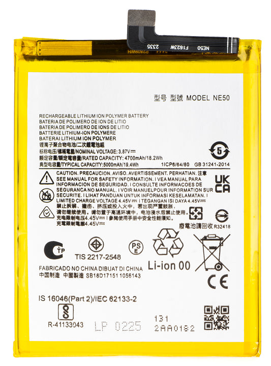 Bateria para Motorola Moto G72 / G52 / G82, NE50