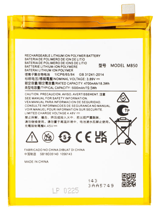 Bateria para Motorola Moto G200 5G, MB50