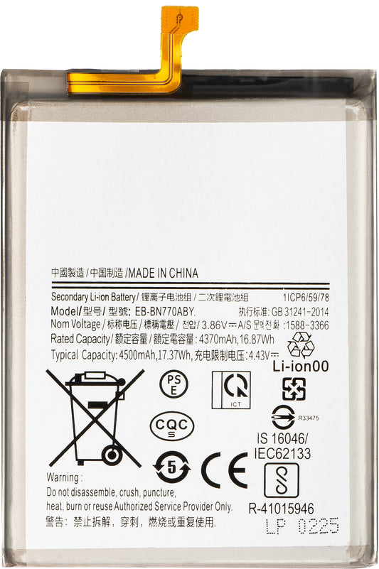 Bateria para Samsung Galaxy Note10 Lite N770, EB-BN770ABY