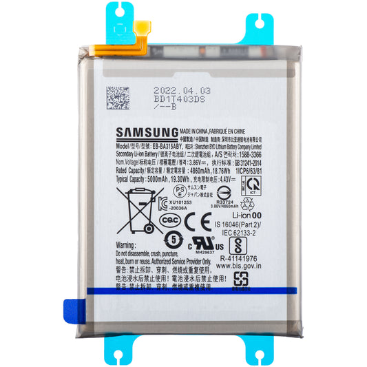 Bateria Samsung Galaxy A22 A225 / A32 A325 / A31 A315, EB-BA315ABY, Service Pack GH82-25567A