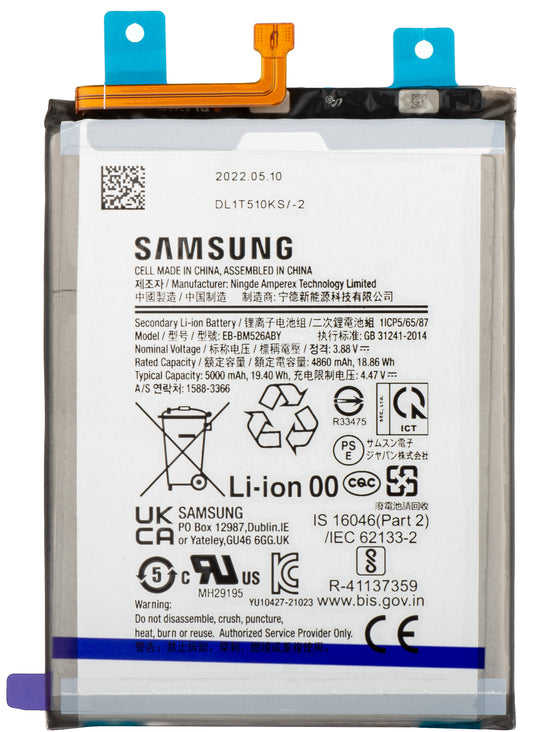 Bateria Samsung Galaxy M52 5G M526 / M33 M336 / M23 M236 / M53 M536 / A23 5G A236, EB-BM526ABS, Service Pack GH82-28813A