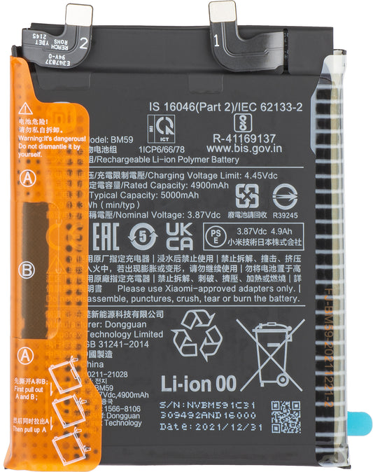Bateria Xiaomi 11T, BM59, Service Pack 460200008P1G