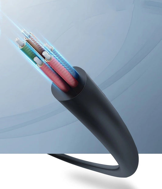 Adaptador de áudio 3.5mm - 2 x 3.5mm UGREEN AV140, 0.20m, Preto