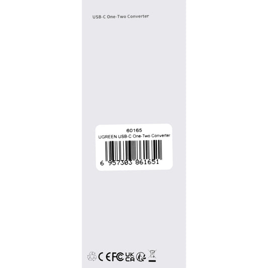 USB-C - Adaptador de áudio USB-C / USB-C UGREEN CM232, Cinzento