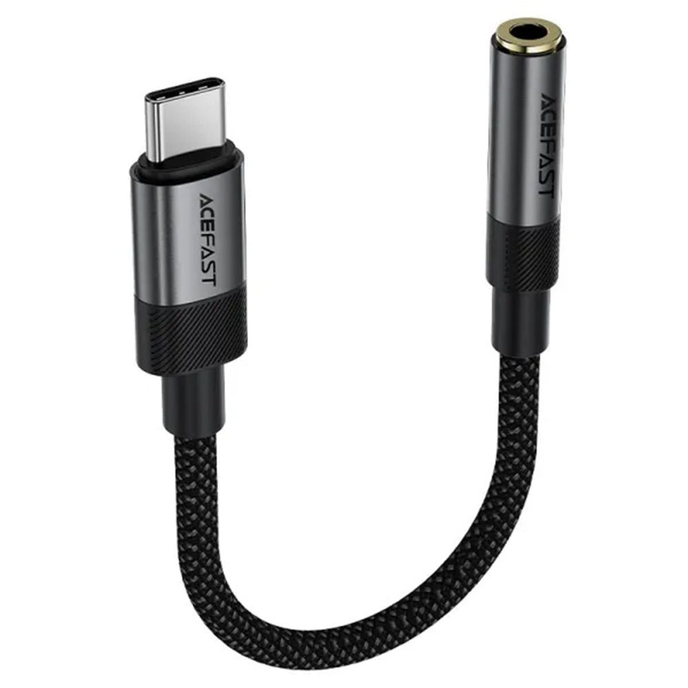 Adaptador de Áudio USB-C - 3.5mm Acefast J12, Preto