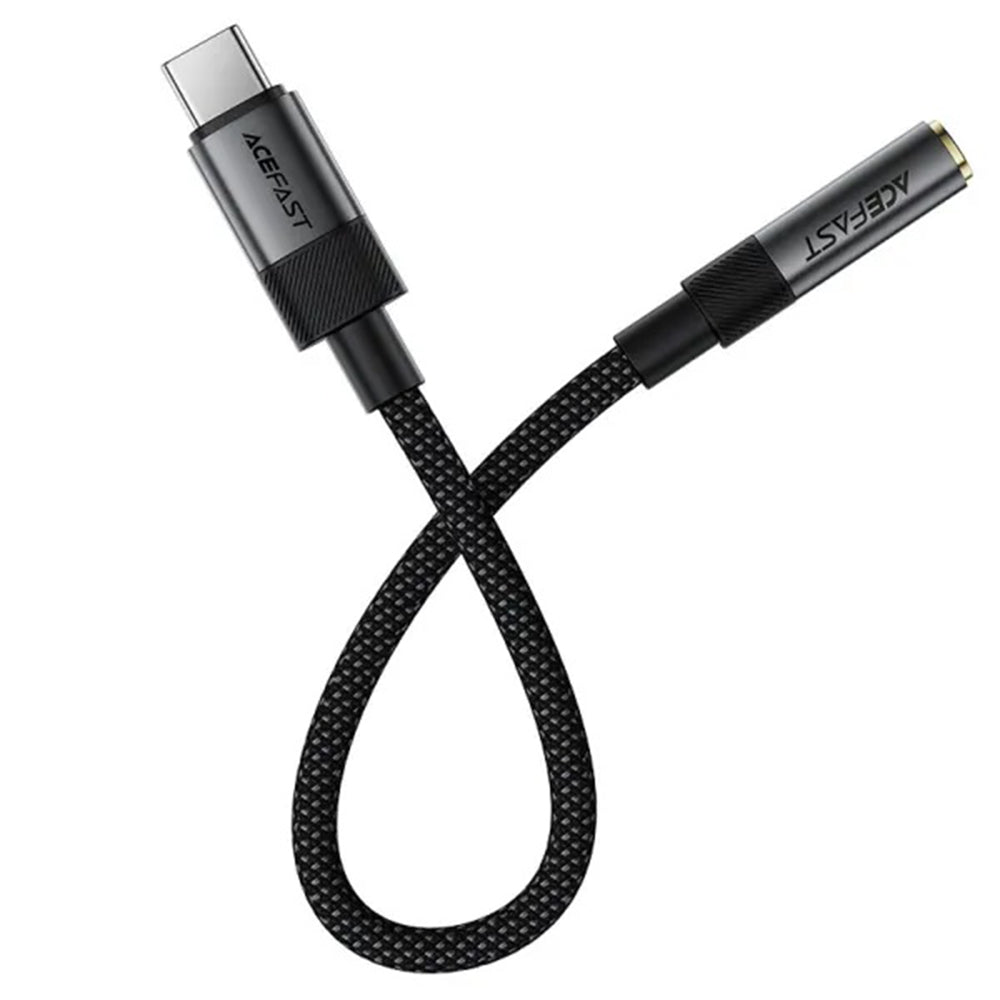 Adaptador de Áudio USB-C - 3.5mm Acefast J12, Preto