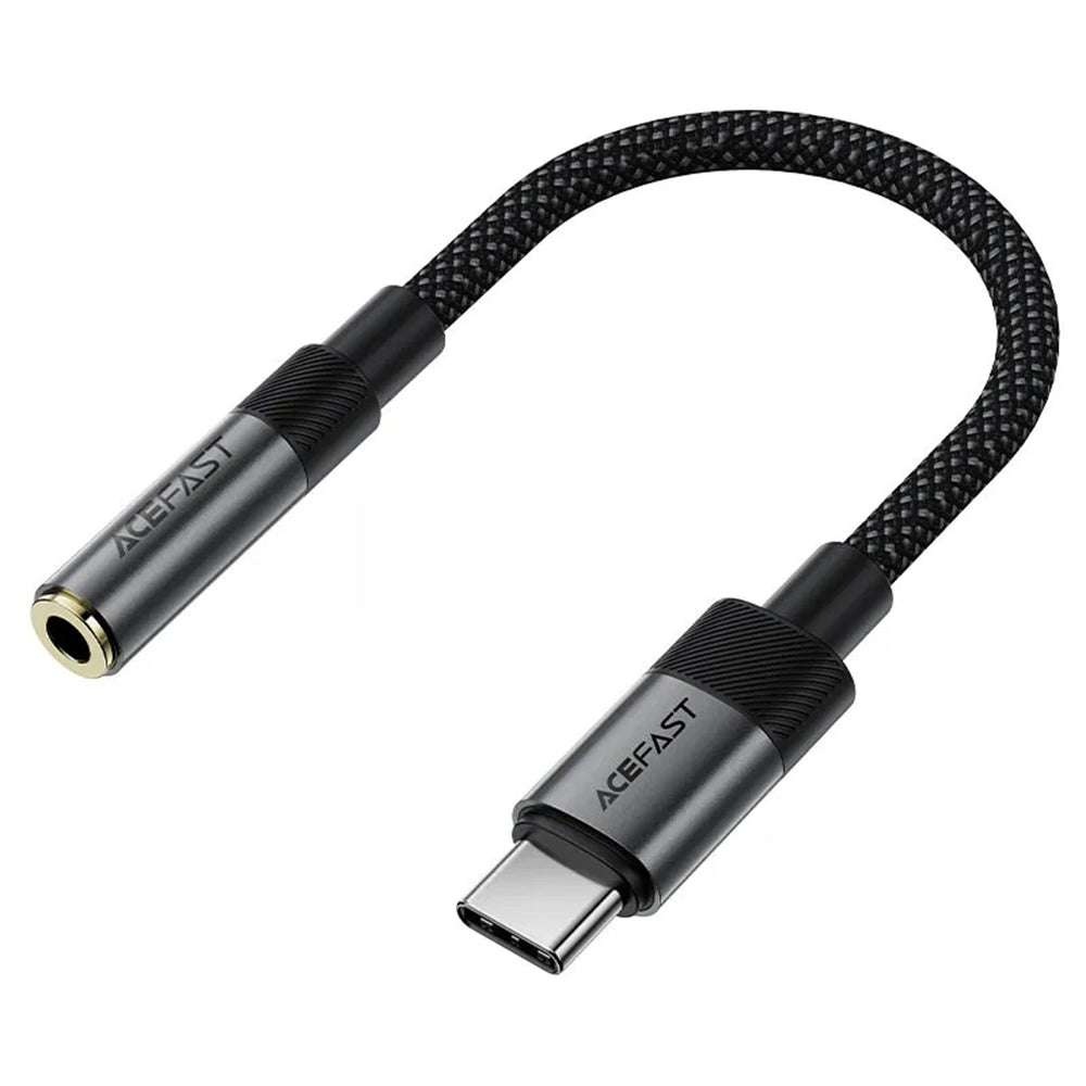 Adaptador de Áudio USB-C - 3.5mm Acefast J12, Preto