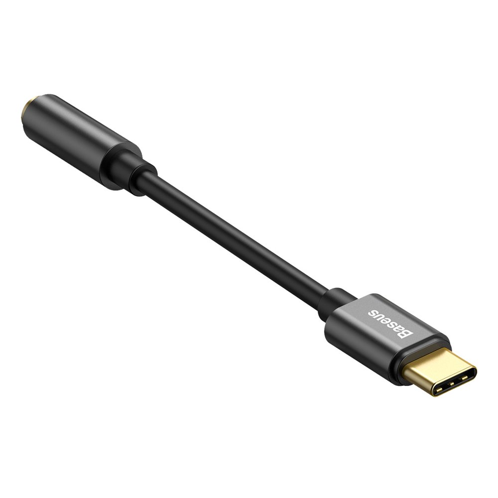 Adaptador de Áudio USB-C - 3.5mm Baseus L54, Preto CATL54-01
