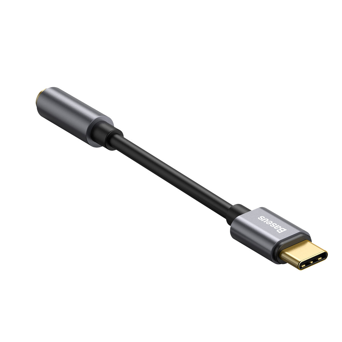 Adaptador de Áudio USB-C - 3.5mm Baseus L54, Cinzento CATL54-0G