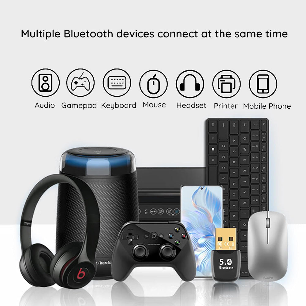 Adaptador Bluetooth USB Techsuit BlueJet A20, Preto