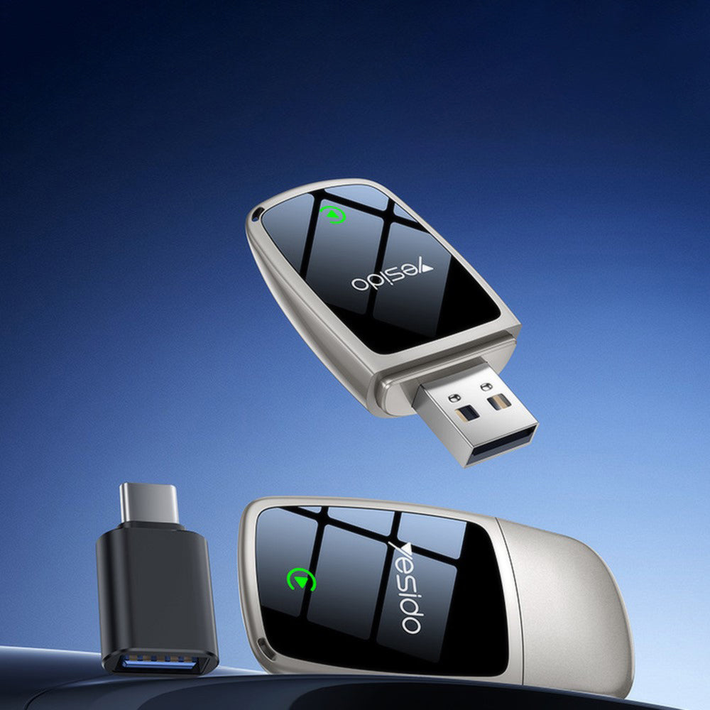 Adaptador Carplay Wireless Yesido KM29 para Apple iPhone Series