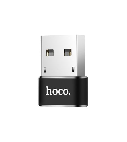 Adaptador de Dados e Carregamento USB-C - USB-A HOCO UA6, Preto