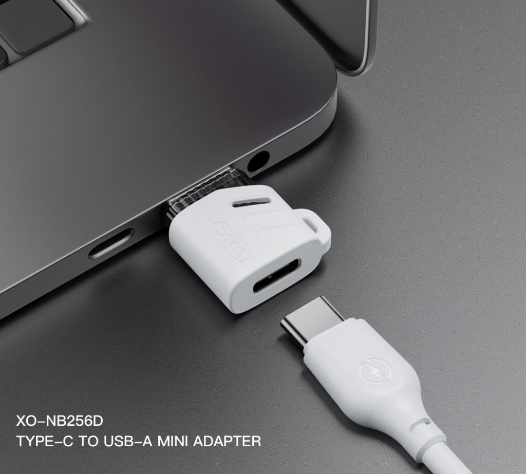 Adaptador de Dados e Carregamento USB-C - USB-A XO Design NB256D, Branco