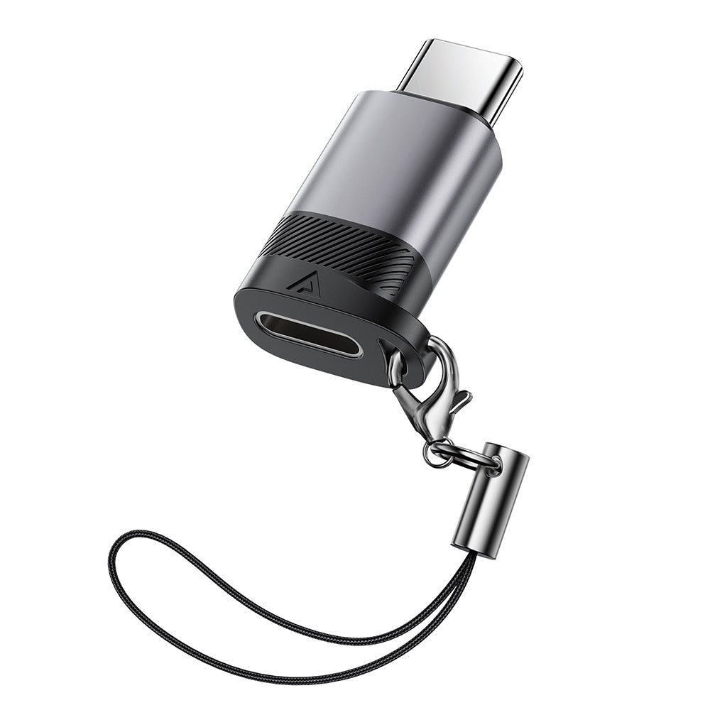Lightning Data and Charging Adapter - USB-C Acefast J19, Gray