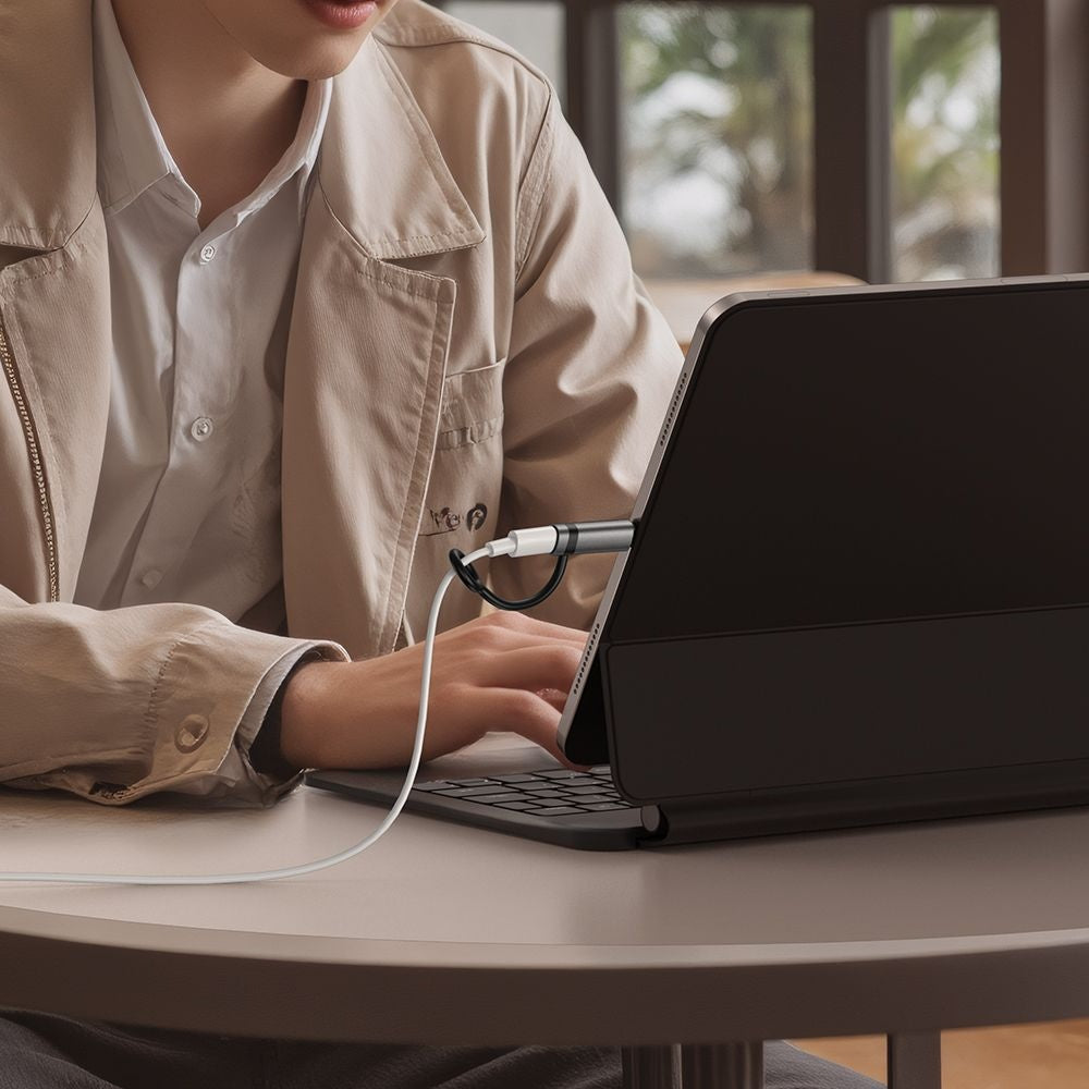 Adaptador de Dados e Carregamento Lightning - USB-C McDodo OT-0180 Pigeon Display, Preto