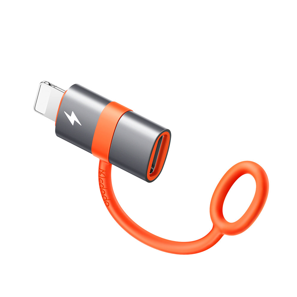 Adaptador de Dados e Carregamento USB-C - Lightning McDodo OT-0510, Cinzento