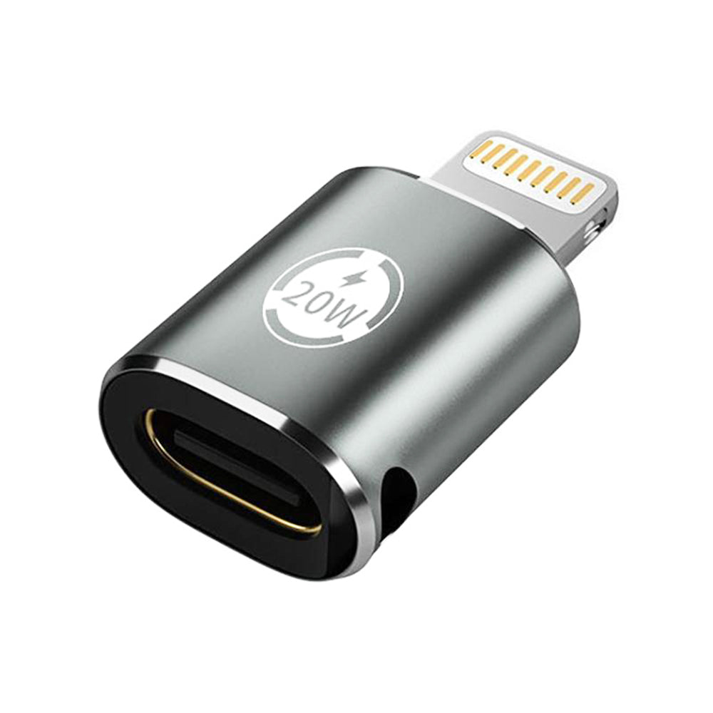 Adaptador de Dados e Carregamento USB-C - Lightning Techsuit A11 TitanCoreX, Cinzento