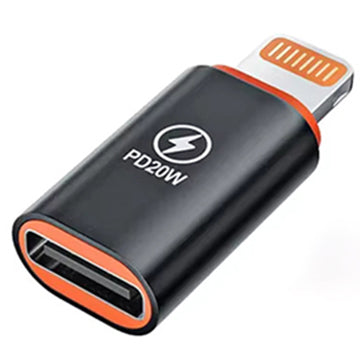 Adaptador de Dados e Carregamento USB-C - Lightning Techsuit A3 HyperPort, Preto Laranja