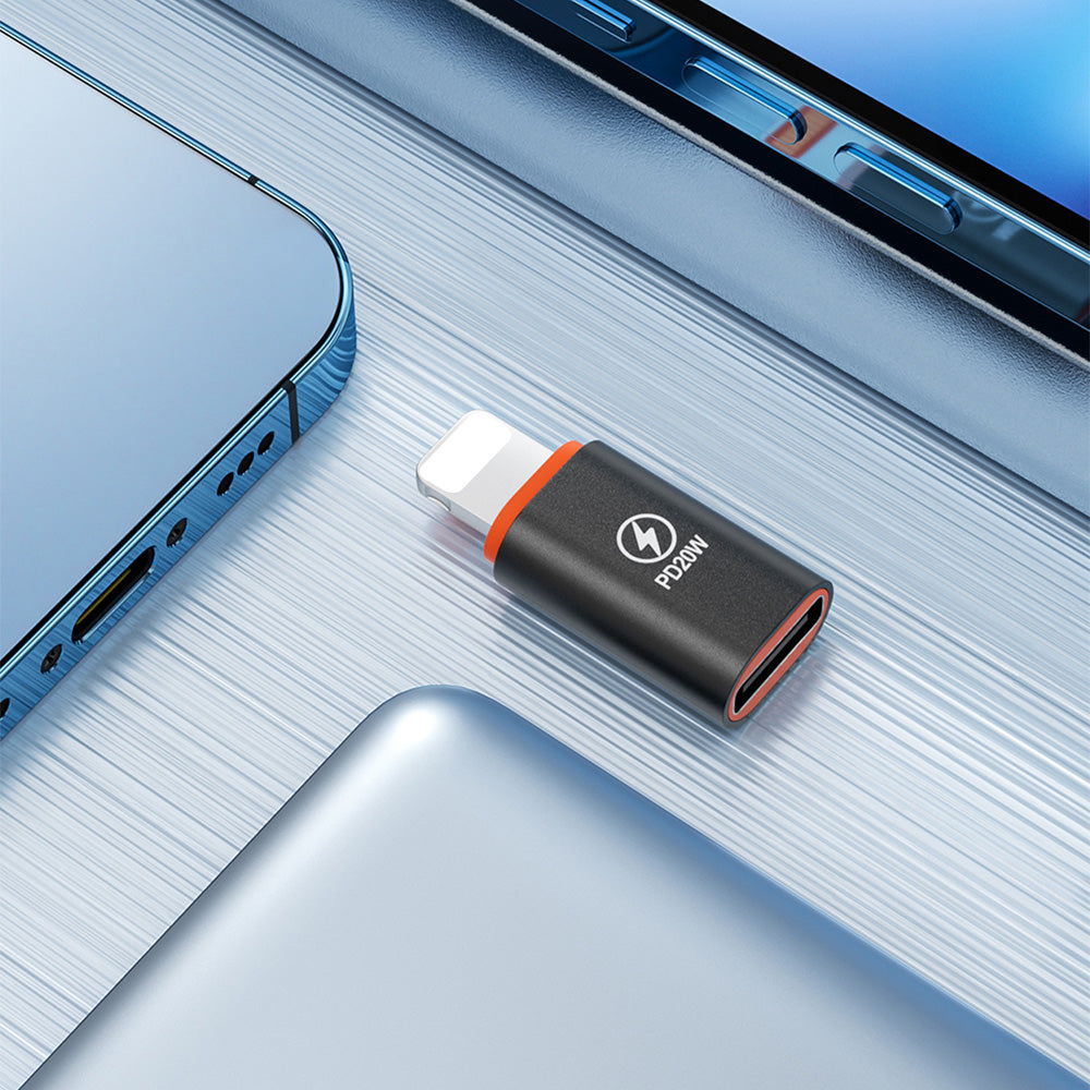 Adaptador de Dados e Carregamento USB-C - Lightning Techsuit A3 HyperPort, Preto Laranja