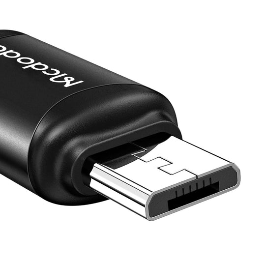 Adaptador de Dados e Carregamento USB-C - microUSB McDodo OT-7690, Preto