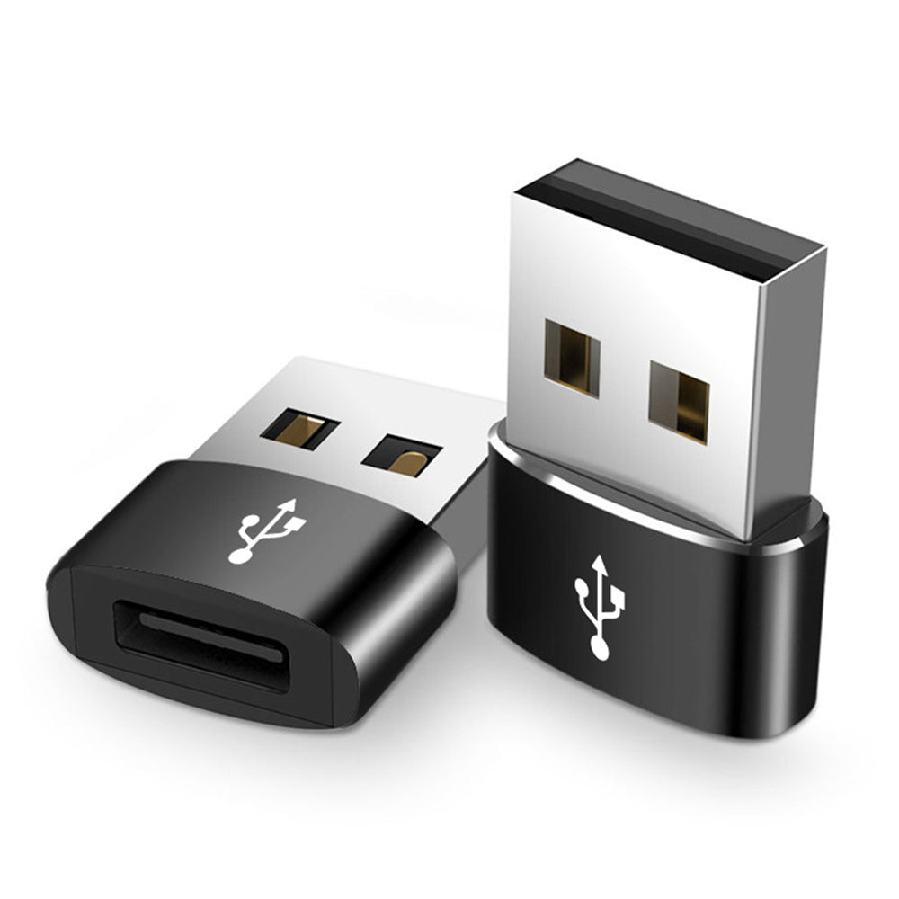 USB-C to USB-A Data and Charging Adapter Techsuit, Black