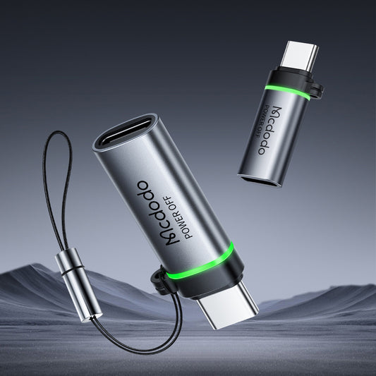Adaptador de Dados e Carregamento USB-C - USB-C McDodo OT-2450 Power Off, Preto