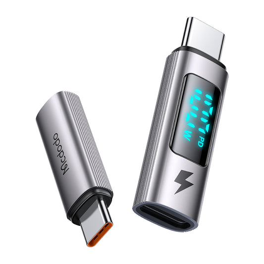 Adaptador de Dados e Carregamento USB-C - USB-C McDodo OT-6090 Wales Display, Preto