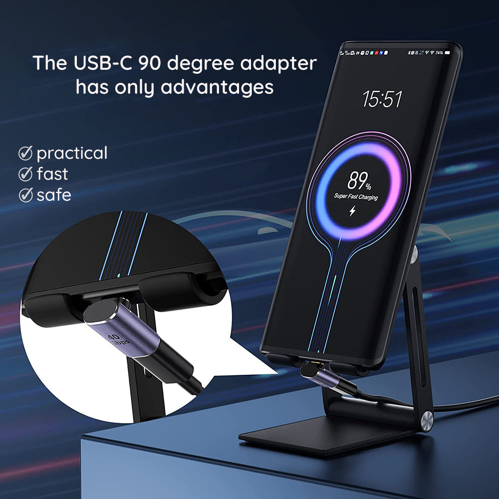 Adaptador de Dados e Carregamento USB-C - USB-C Techsuit A12 TitanCoreX, Cinzento