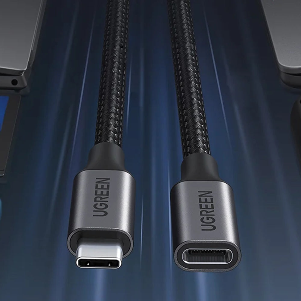 Extensão USB-C UGREEN US372 (45191), 1m, Preto