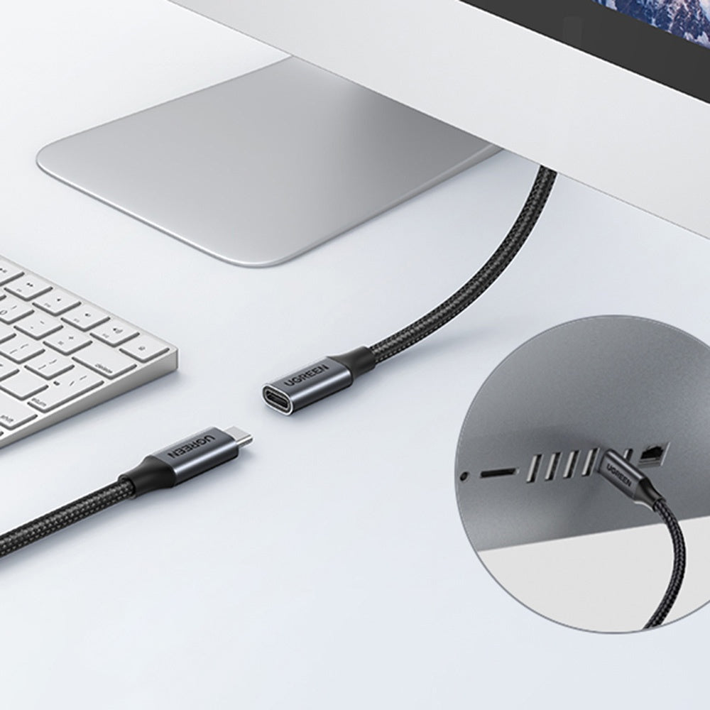 Extensão USB-C UGREEN US372 (45191), 1m, Preto