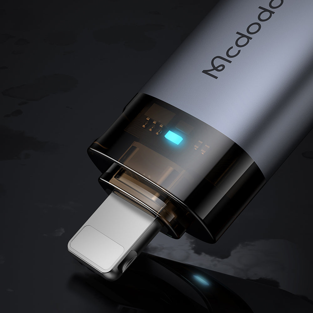 Adaptador OTG Lightning - USB-A McDodo OT-7390, Preto