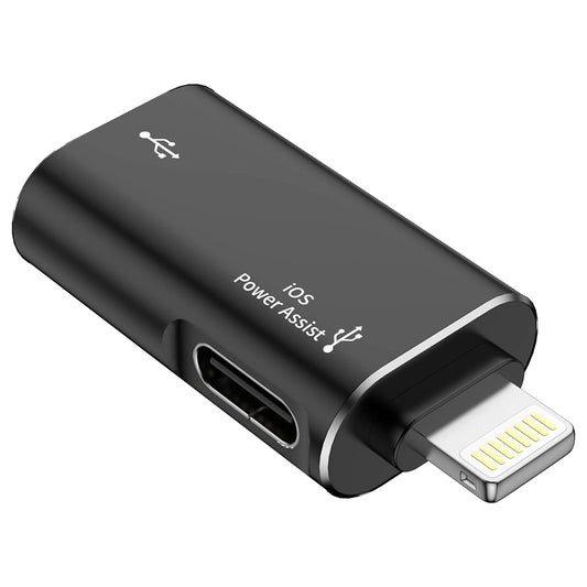 Adaptador OTG Lightning - USB-A Techsuit A18 AluVoltX, Preto