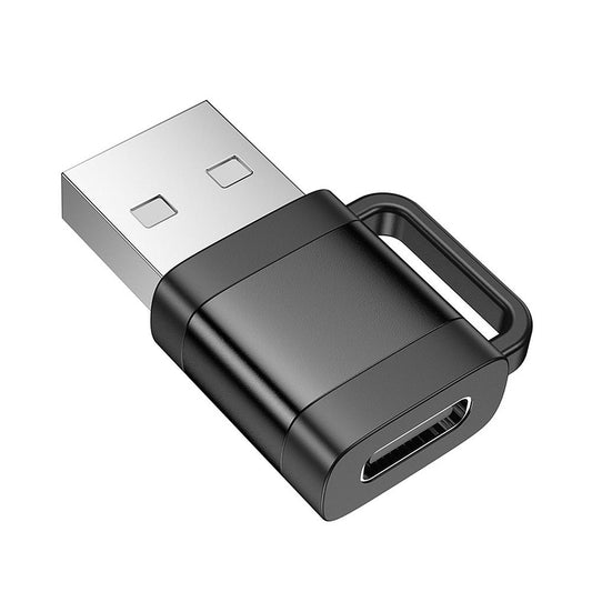 Adaptador de Dados e Carregamento USB-C - USB-A HOCO UA31D, Preto