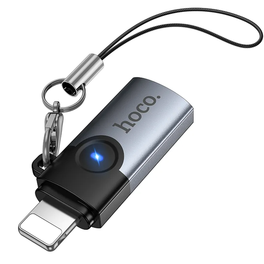 Adaptador de Dados e Carregamento USB-C - Lightning HOCO UA46A, Cinzento