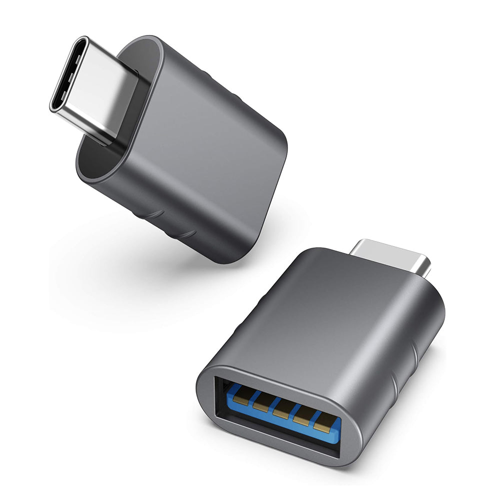 Adaptador OTG USB-C - USB-A Techsuit A10 SlateVolt, Cinzento