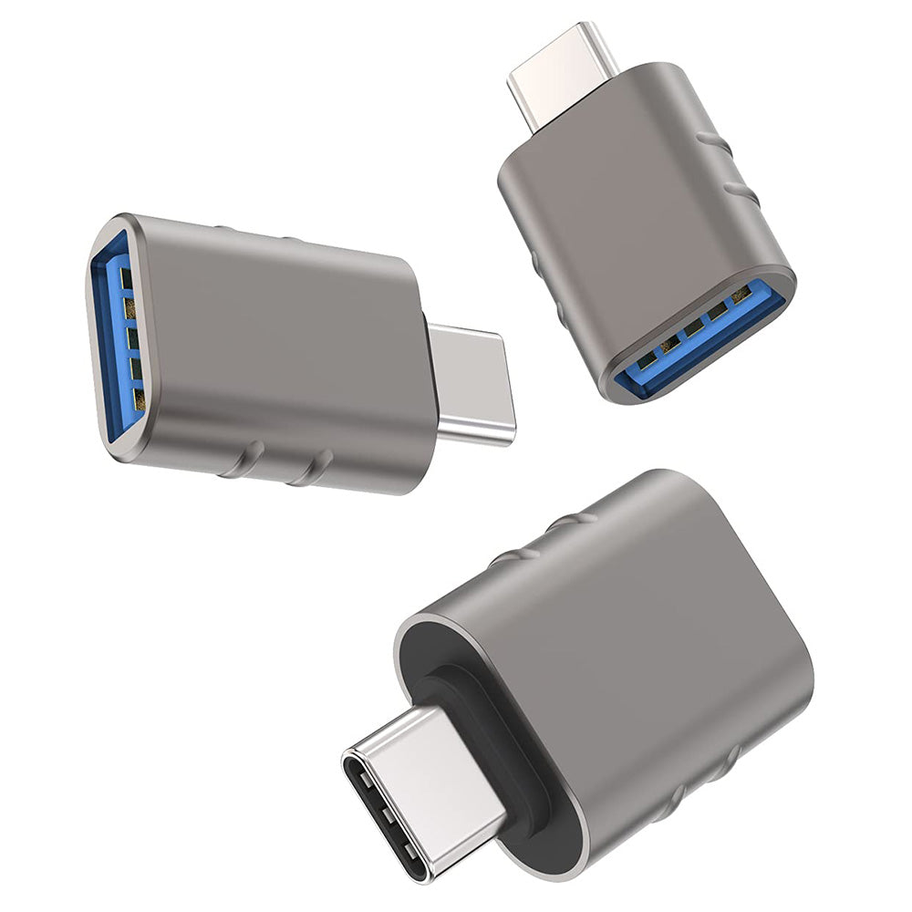 Adaptador OTG USB-C - USB-A Techsuit A10 SlateVolt, Cinzento