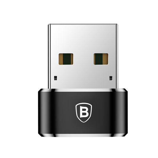 Adaptador de carregamento e dados USB-C para USB-A Baseus USB-C para USB-A, preto CAAOTG-01 CAAOTG-01