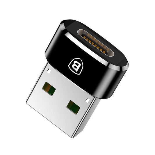 Adaptador de carregamento e dados USB-C para USB-A Baseus USB-C para USB-A, preto CAAOTG-01 CAAOTG-01