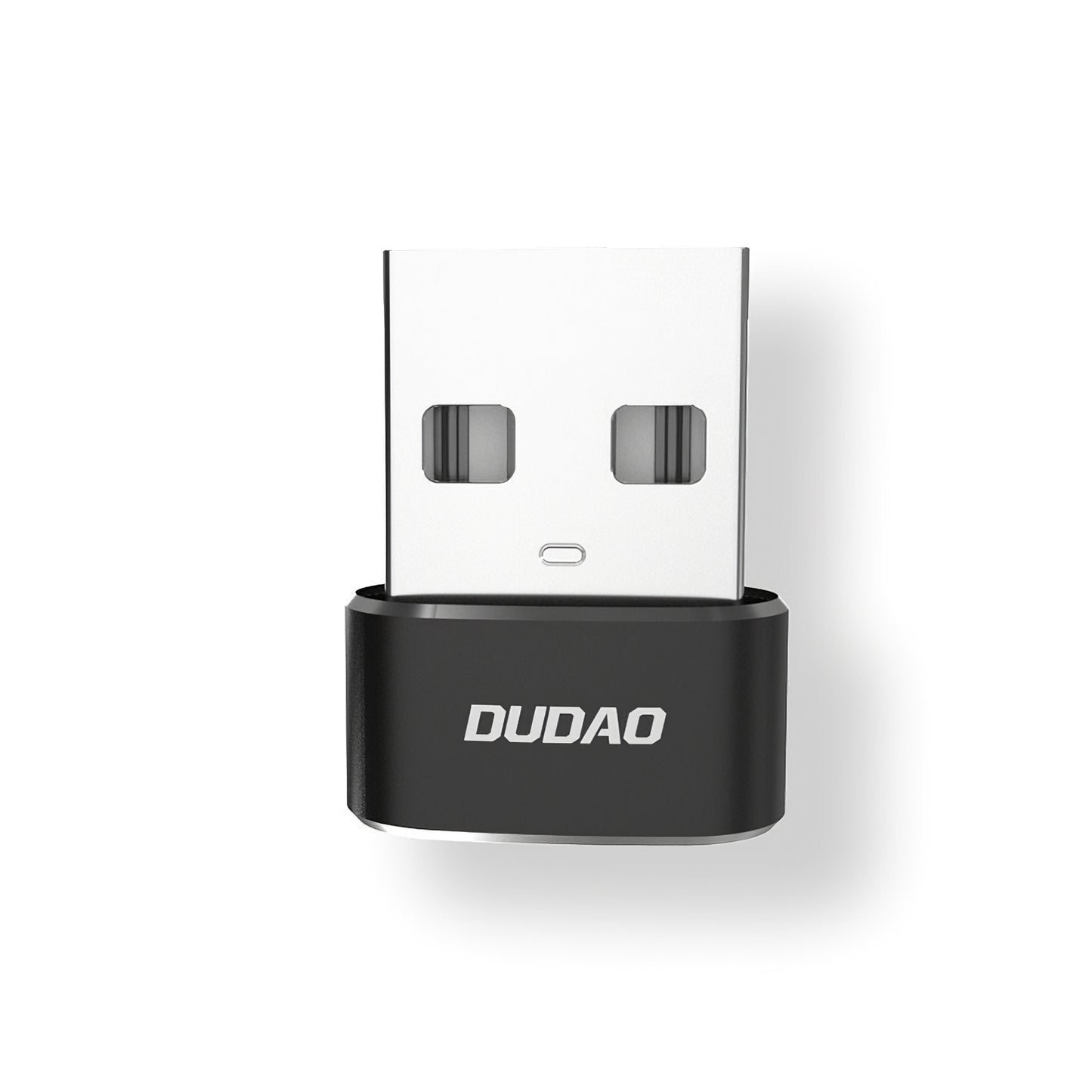 Adaptador de carregamento e dados USB-C para USB-A Dudao L16AC, preto