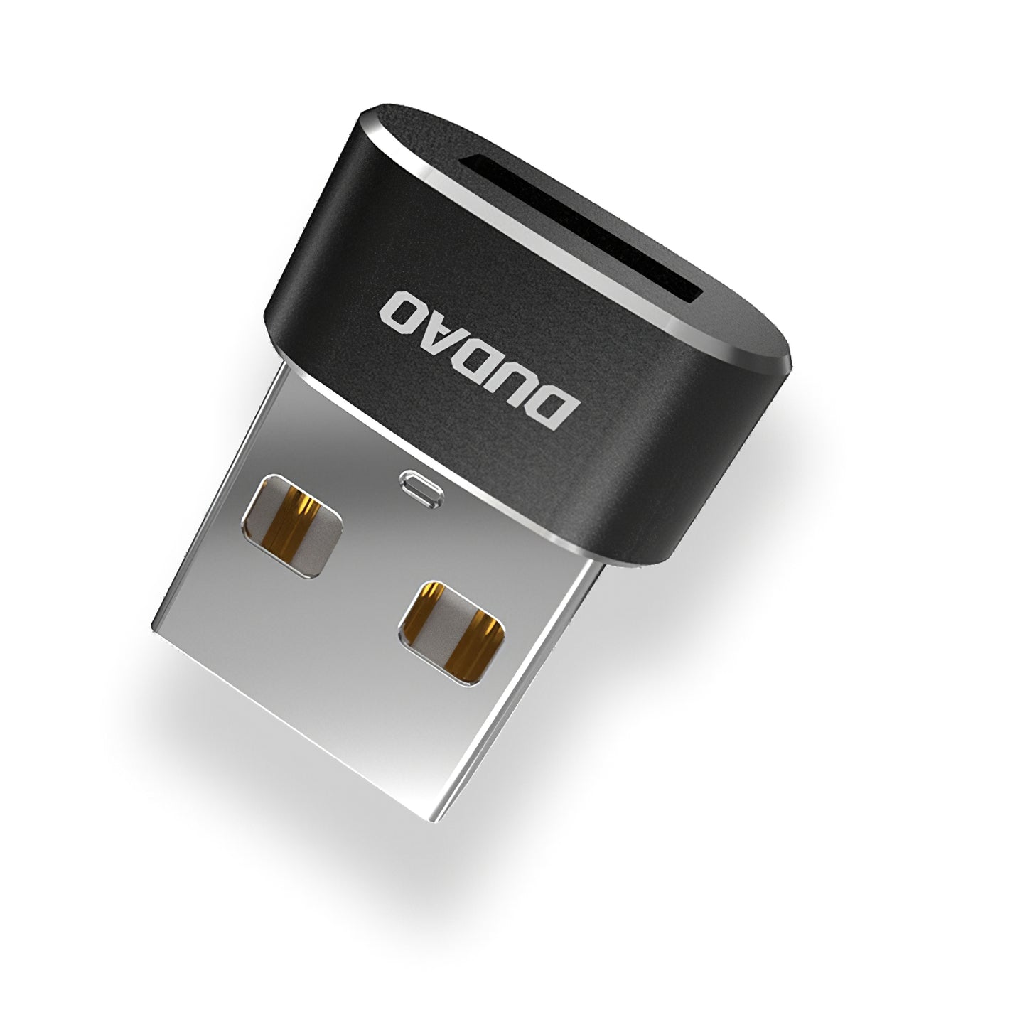 Adaptador de carregamento e dados USB-C para USB-A Dudao L16AC, preto