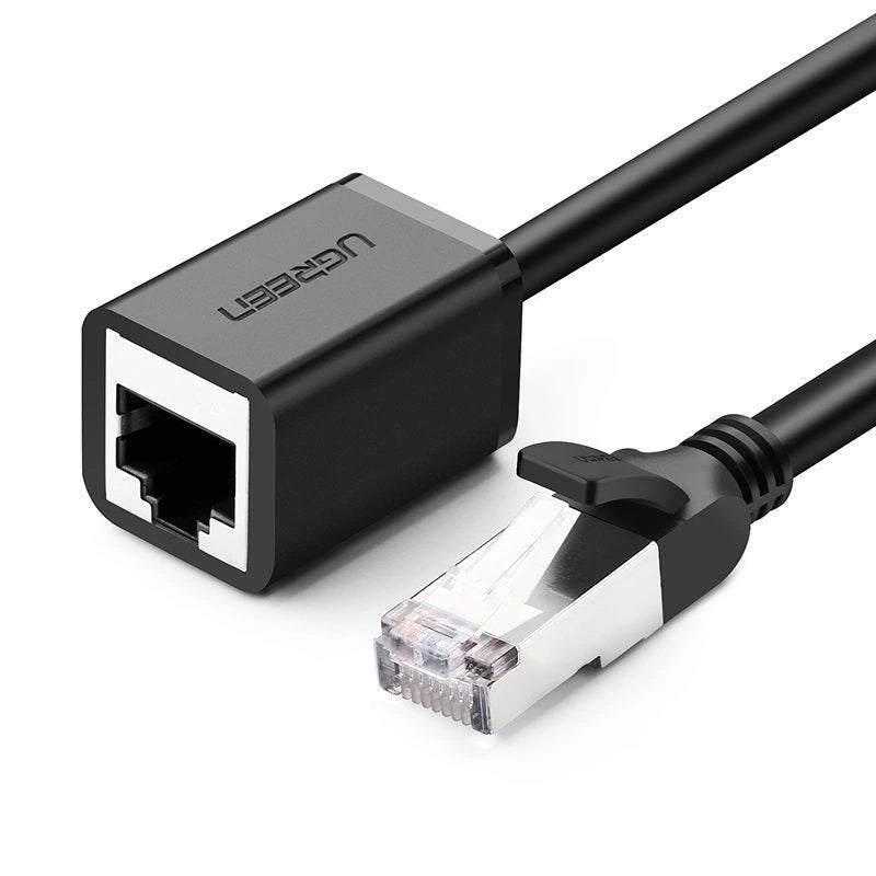 Extensão de Cabo de Rede UGREEN NW112, RJ45 - RJ45, 1m, Preto