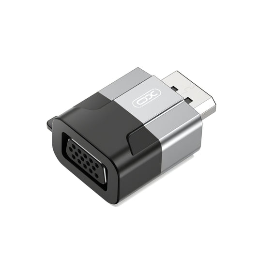 Adaptador de vídeo XO Design GB016, DisplayPort - VGA, cinzento