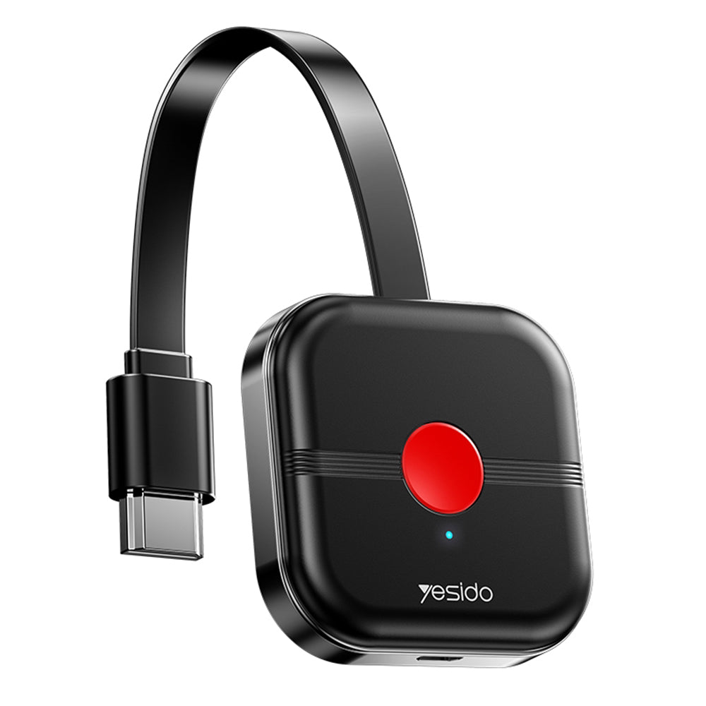Adaptador Multimedia Sem Fios Yesido TV10 5G, Preto