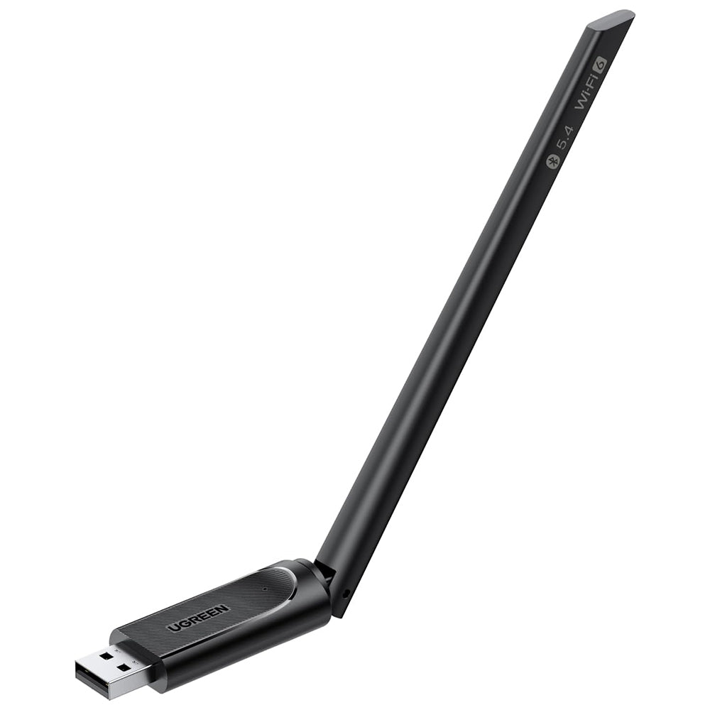 Adaptador Wireless UGREEN AX900 (75109), Dual Band, Wi-Fi 6, 600Mbps, Preto